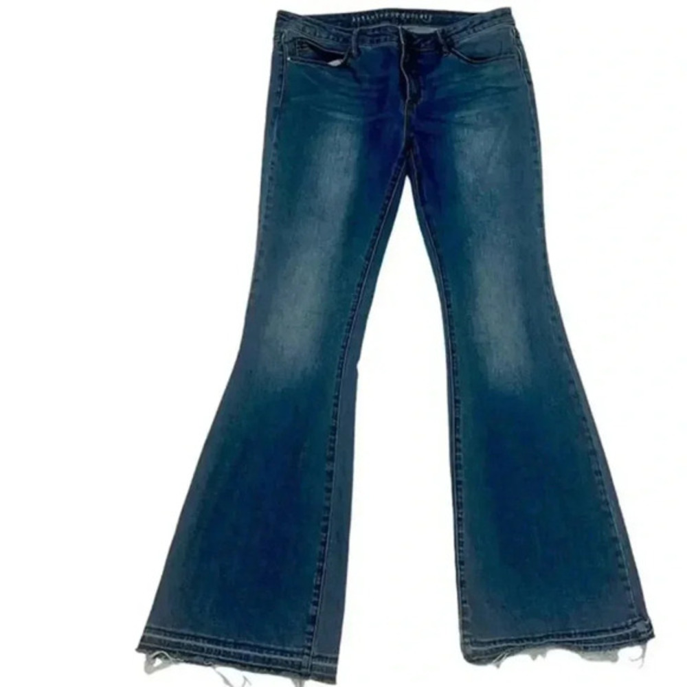 Flare Jeans ARTICLES OF SOCIETY Sz 30 Fray Hem High Rise